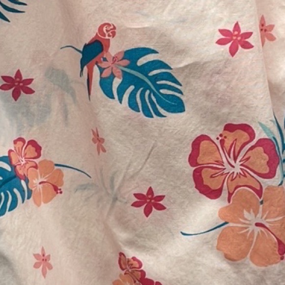 Margaritaville Dreams Hibiscus Floral Boyfriend Bootcut PJ Pants Tropical Pink - Picture 8 of 8